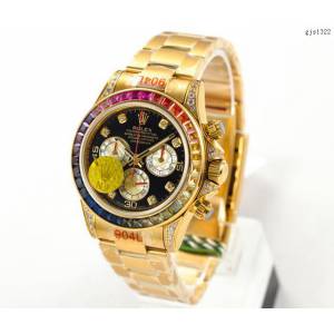 劳力士手表 Rolex全新彩虹圈迪通拿Daytona Rolex高端男士机械表 gjs1322