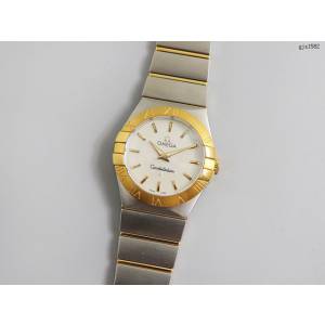 欧米茄手表 OMEGA星座系列 真钻一级贝母字面 OMEGA经典款女士腕表 gjs1582