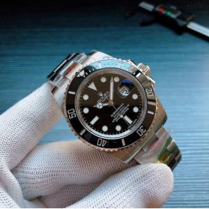 劳力士男士手表 Rolex黑水鬼SUB-N厂V10升级版 复刻版潜航者水鬼SUB gjs1856