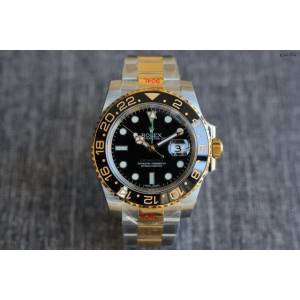 劳力士手表 Rolex格林尼治ll:黑咖双色全玫金款男士腕表 gjs1924