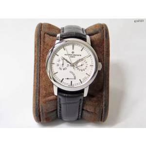 江诗丹顿真动能星期日历款最高复刻传袭系列多功能腕表 gjs2123