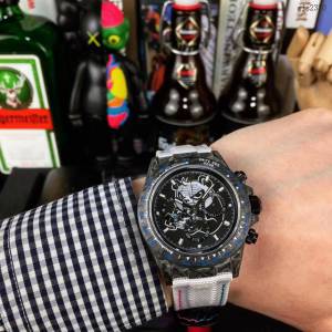 劳力士手表 Rolex迪通拿系列男表 WWF Factory新品推荐 碳纤花纹Rolex高端男士腕表 gjs2310