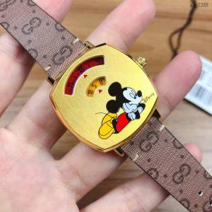 古驰米奇图案手表 新款Gucci Grip米奇版腕表 gjs2388