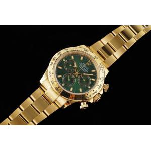 劳力士顶级专柜复制品男士手表 N厂出品 原版4130机芯 Rolex宇宙计型迪通拿全金系列男士腕表 gjs2490