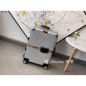 Fendi x rimowa聯名拉杆箱 滿箱雙F圖案男女款行李箱 全鋁鎂合金 gdx1038