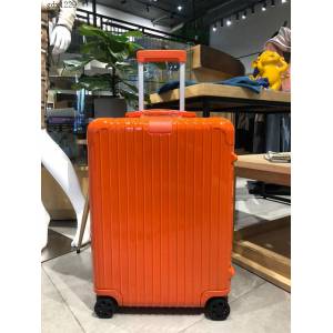 RIMOWA行李箱四輪拉杆箱 essential最新系列 日默瓦純PC高端拉杆箱 橘色 gdx1229