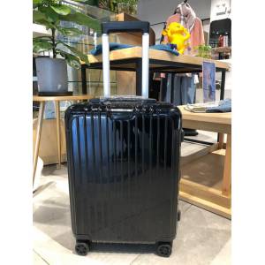 RIMOWA行李箱四輪拉杆箱 essential最新系列 日默瓦純PC高端拉杆箱 黑色 gdx1234
