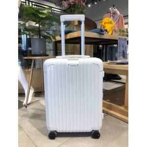 RIMOWA行李箱四輪拉杆箱 essential最新系列 日默瓦純PC高端拉杆箱 白色 gdx1235