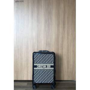 Dior迪奧行李箱 oblique復古印花圖案配鋁框旅行箱拉杆箱 gdx1418