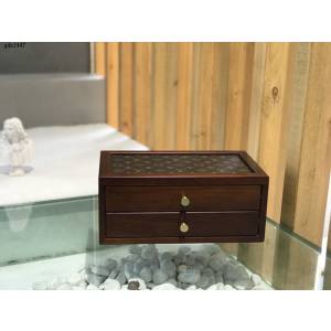 LV路易威登新品首推雙層蓋實木飾品盒 gdx1447