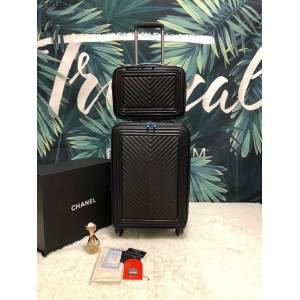 Chanel萬向輪拉杆箱 香奈兒行李箱旅行箱 gdx1563