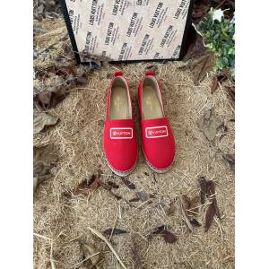 LV專櫃2022早春新款漁夫鞋系列女士單鞋 路易威登VUittn標籤字母漁夫鞋 dx1062