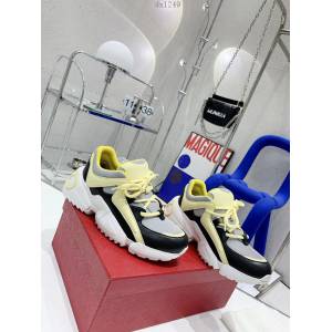 Ferragamo專櫃款女鞋 菲拉格慕2022早春新款休閒運動鞋 Brooklyn系帶休閒鞋 dx1249