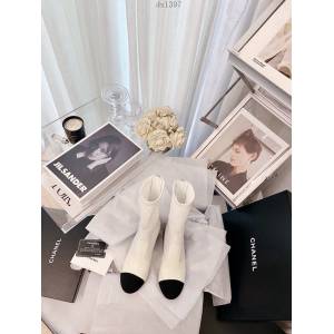 Chanel專櫃走秀新款女神系列短靴 香奈兒氣質款女靴 dx1397