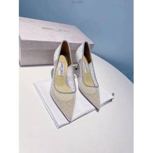 JIMMY CHOO高端女鞋晚宴鞋婚鞋 吉米周蕾絲電繡鑽系列新款高跟鞋 dx1405