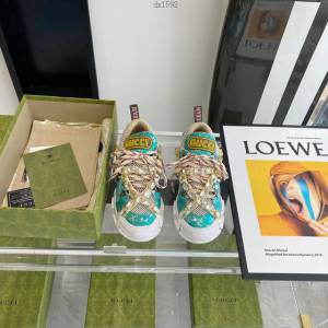 gucci情侶款運動鞋 古馳2022專櫃新款休閒跑鞋 古琦四季款休閒鞋 dx1592