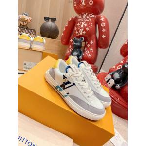LV路易威登頂級版本charlie系列2022新配色Fall in love限定款情侶款休閒鞋運動板鞋 dx1676