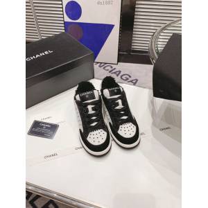 chanel頂級版本2021SS秋冬爆款熊貓鞋香奈兒春夏專櫃款休閒鞋運動鞋 dx1887