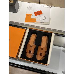 Hermes高版本純手工鞋 愛馬仕2022早春新款H女士拖鞋 dx1961