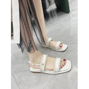 Chanel專櫃爆款香奈兒2022早春最新一季涼鞋單鞋小香涼鞋 dx1998