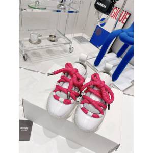 MOSCHINO莫斯奇諾2022早春最新爆款系列小熊彩色透明底新款女士休閒鞋 dx2525