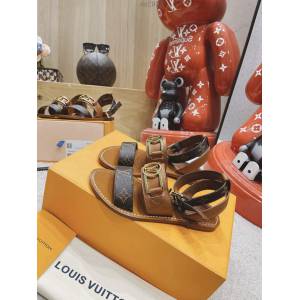 LV原版老花路易威登最高版本驢牌新款涼鞋 dx2933