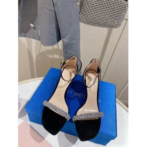 STUART WEITZMAN的經典款高跟涼鞋 2022最新鑽條編織涼鞋 dx3067