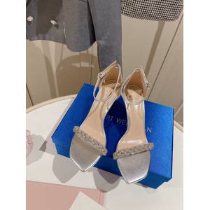 STUART WEITZMAN的經典款高跟涼鞋 2022最新鑽條編織涼鞋 dx3069