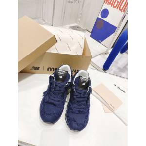 Miumiu2022新春款休閒運動鞋 高版本Miumiu x New Balance 574聯名款NB運動鞋 dx3301