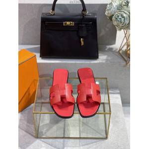 Hermes愛馬仕2022新色中底全包高版本純手工鞋 經典款H女士拖鞋 dx3368
