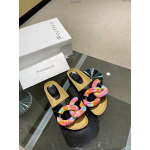 JW Anderson Chain Loafer穆勒透明樹脂扣穆勒鞋 女士半拖鞋 dx3461
