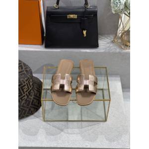 Hermes經典女士拖鞋 愛馬仕2022新色高版本純手工鞋頂級產品愛馬仕H拖鞋 dx3490