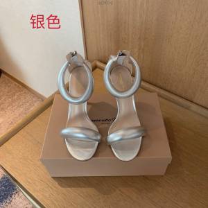 Gianvito Rossi專櫃款一字帶涼鞋 定制羊皮女士拖鞋 dx3604