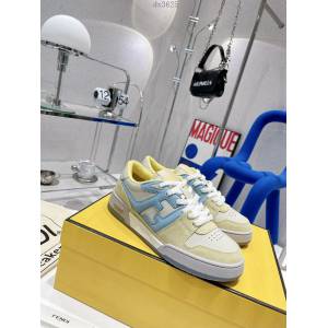 Fendi芬迪2022最新兩色火爆情侶款板鞋休閒運動鞋 dx3625