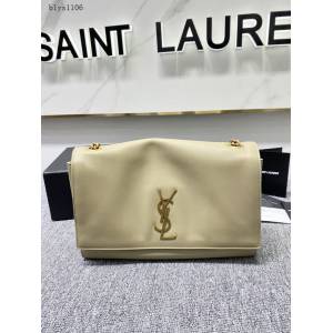 YSL專櫃新款平紋磨砂皮兩面用肩背包 聖羅蘭南非牛皮兩面用鏈條女包 553804 blys1106