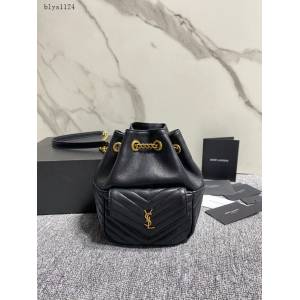 YSL專櫃新款全皮水桶包 聖羅蘭joe迷你鏈條小水桶 701631 blys1124