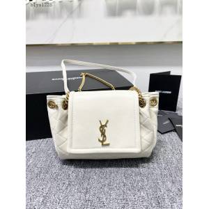 YSL專櫃新款肩背女包 聖羅蘭mini nolita進口nappa小羊皮百搭鏈條包 672838 blys1228